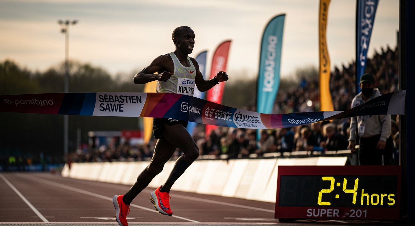 [심층취재] 인간의 한계인가, 기술의 승리인가: 사바스티안 사웨의 마라톤 2시간 벽 돌파와 '슈퍼 슈즈'의 비밀